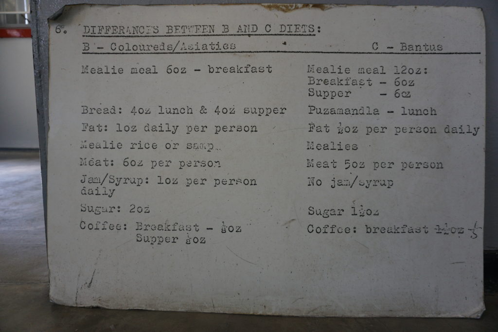 Robin Island Menu
