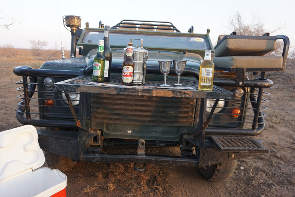 Sundowners on Safari