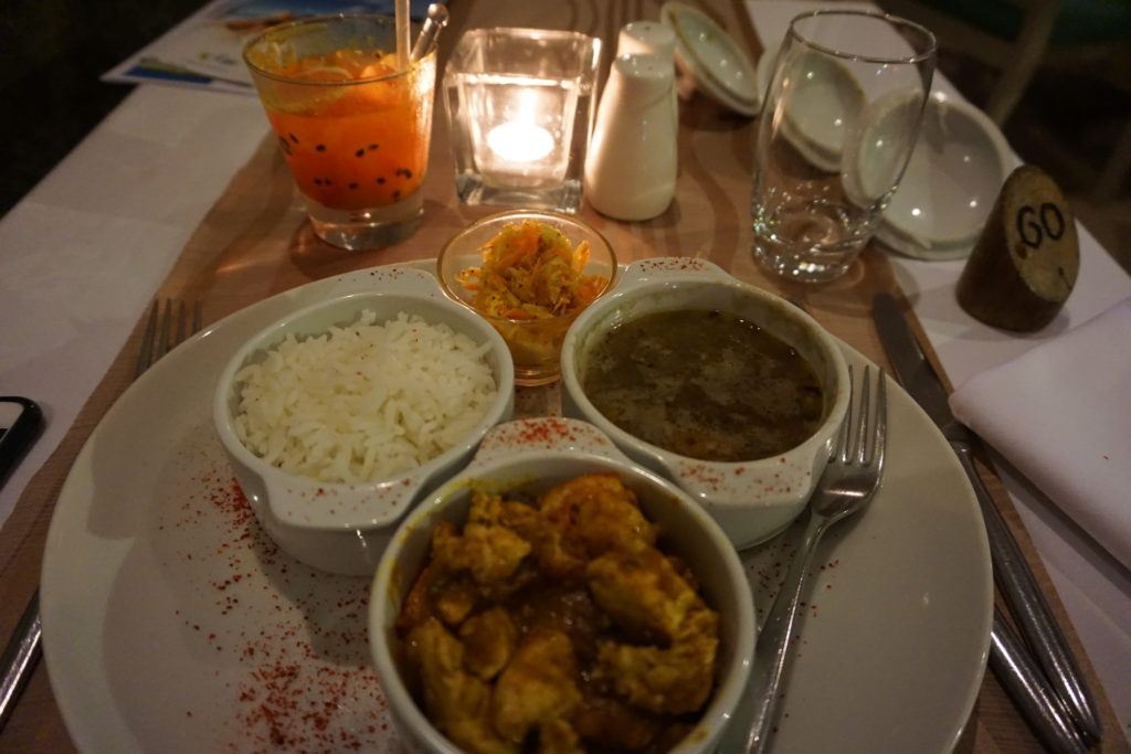 Mauritian meal
