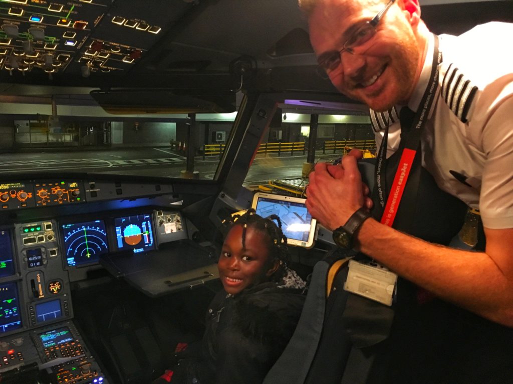 first time in the cockpit