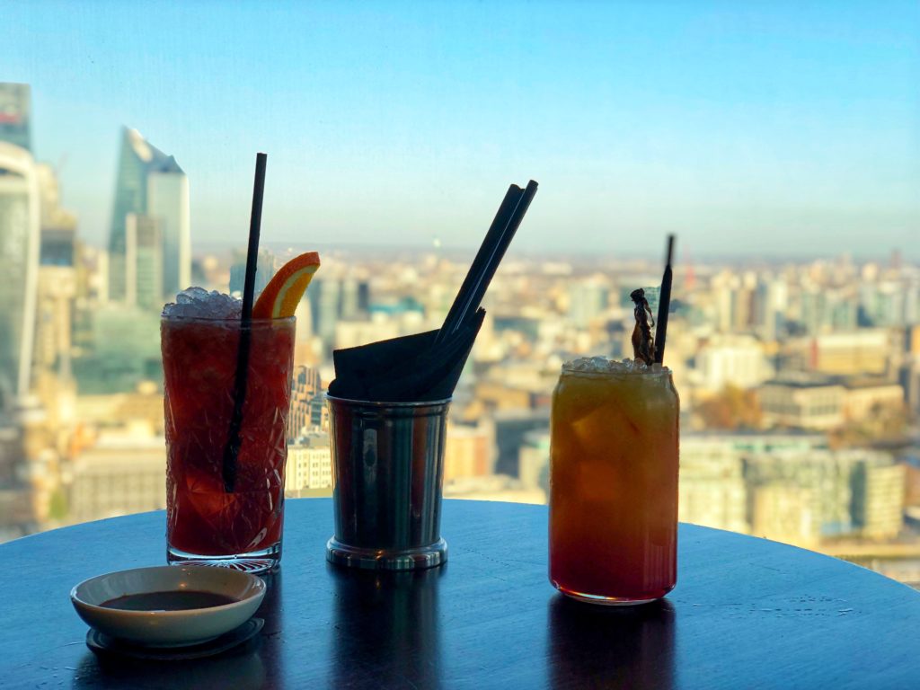 Drinks at Hutong, London