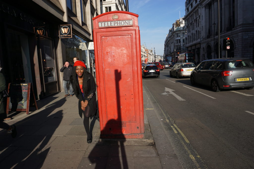 london phone booth