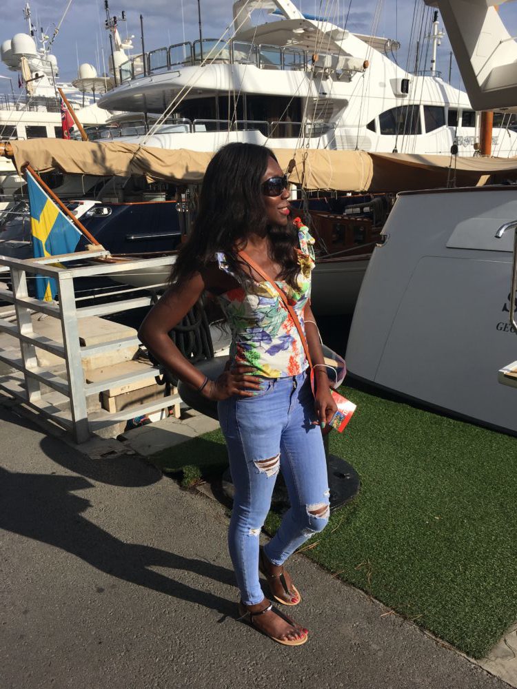 Girl at Monaco Hercules Harbor