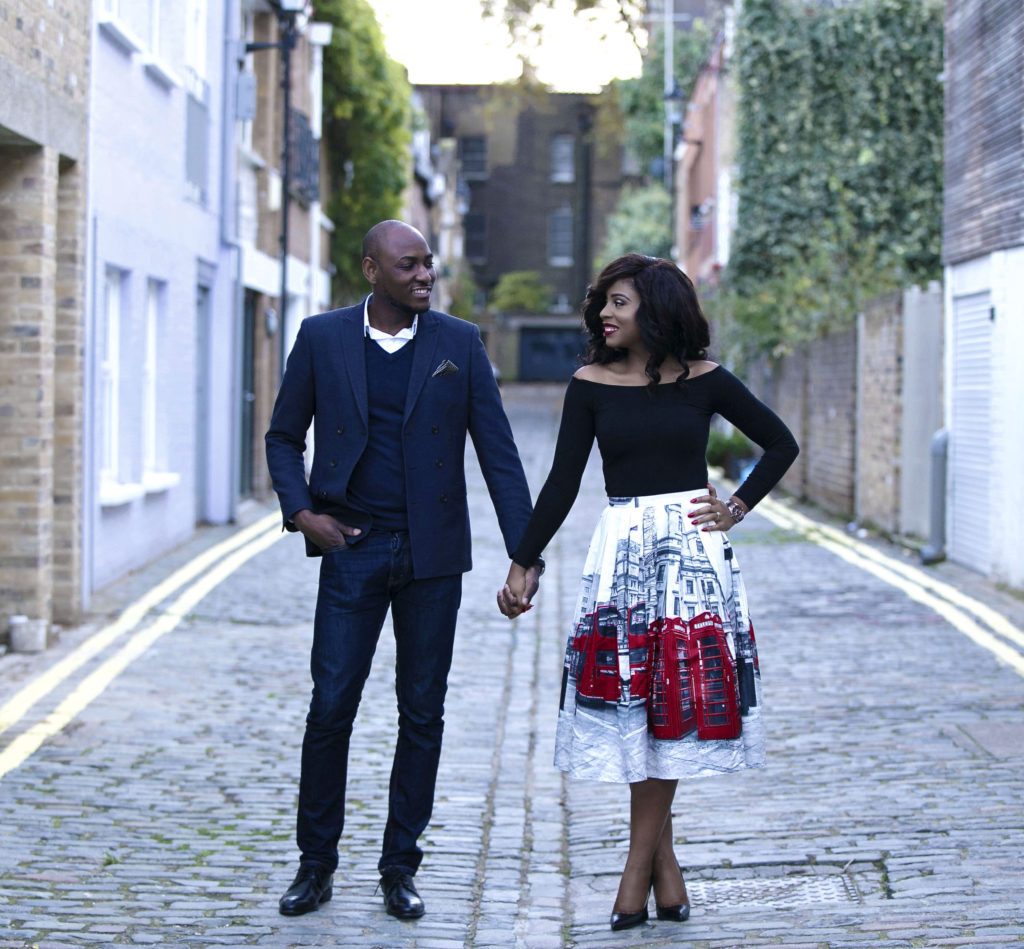 Black Couple in London Streets