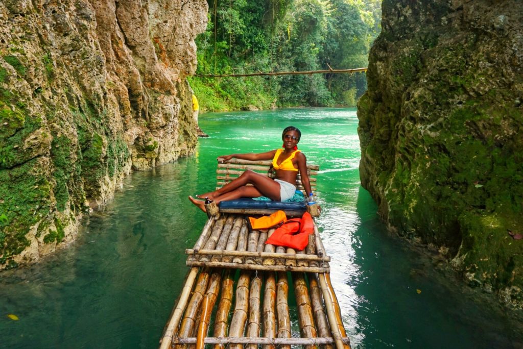 Rafting in Jamaica