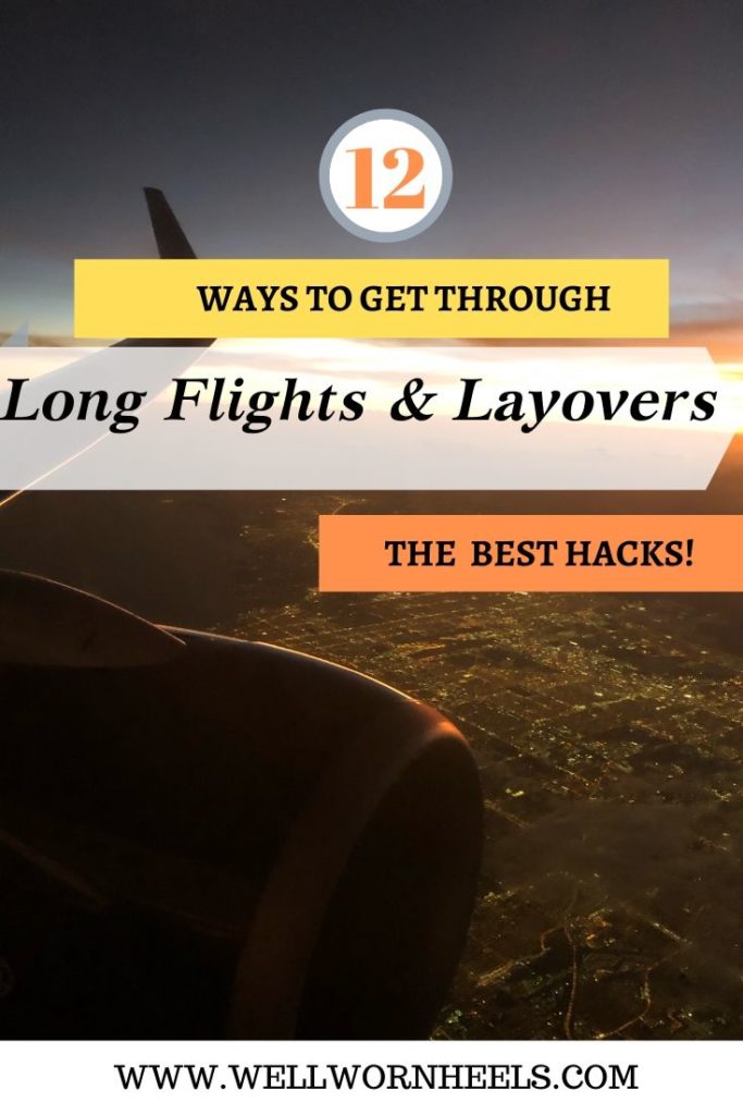 Long flights and layovers can be exhausting! Here are 12 ways to make the most of your next long flight or layover. #traveltips #longflights #layovers #prioritypass #loungepass