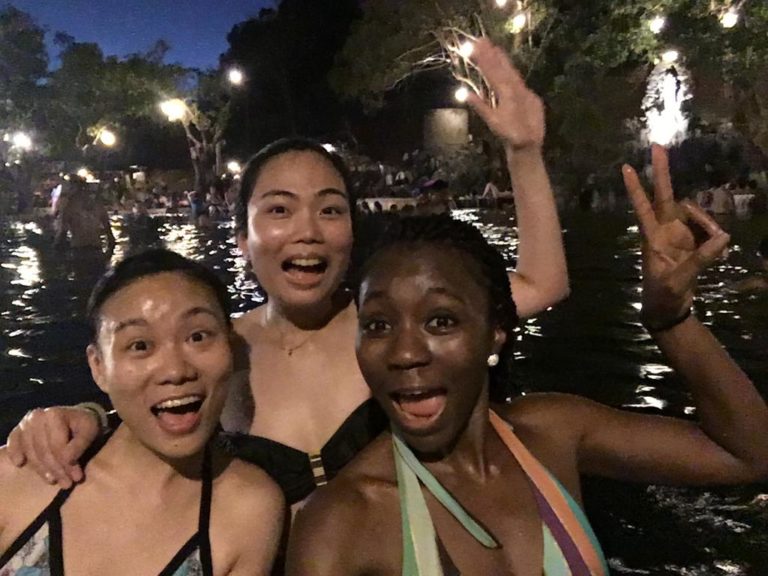 Coron Hot Springs with new friends