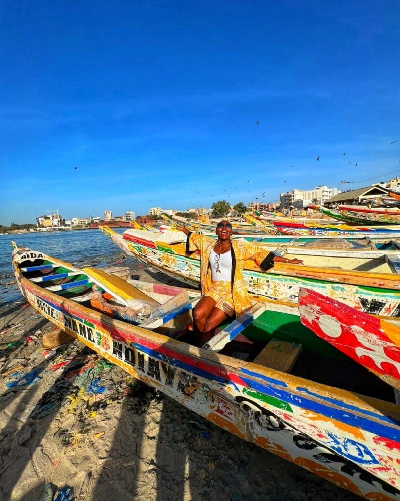 Woman at Fish Market in Dakar Senegal. A must add to you Senegal Itinerary
