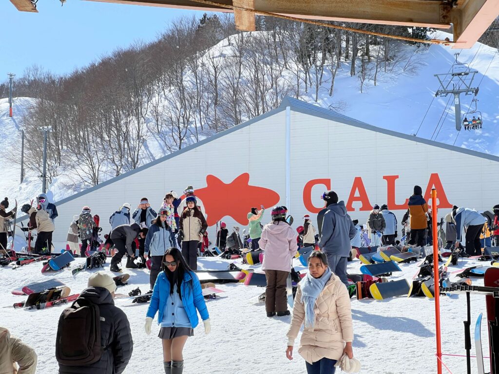 Resort photo from day trip to Gala Yuzawa Ski resort From Tokyo.