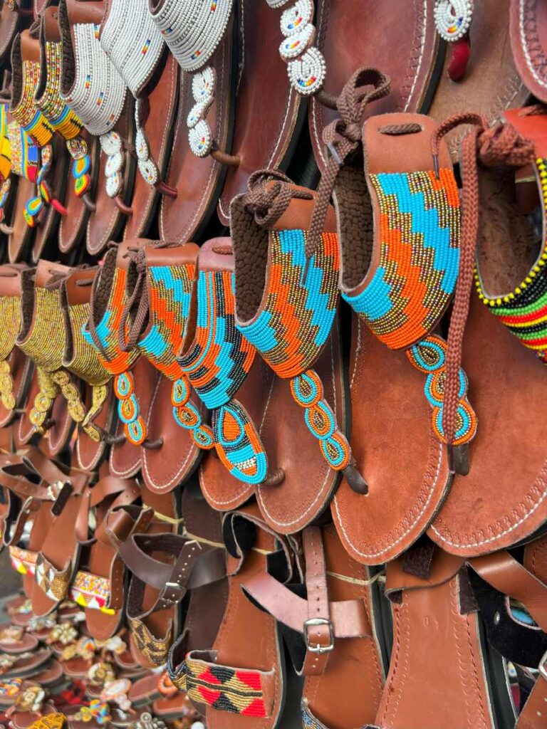 Handcrafted products are very common in Nairobi city market