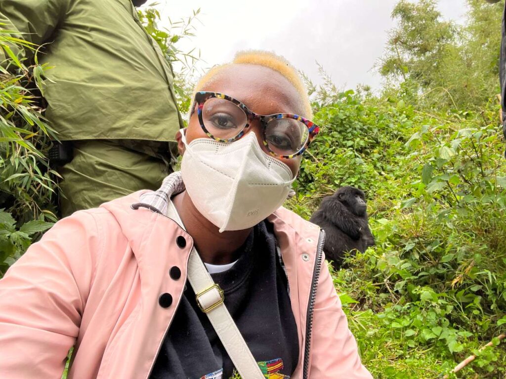 Trekkers are required to wear mask in Rwanda Gorilla Trekking to protect the gorillas from respiratory illness.