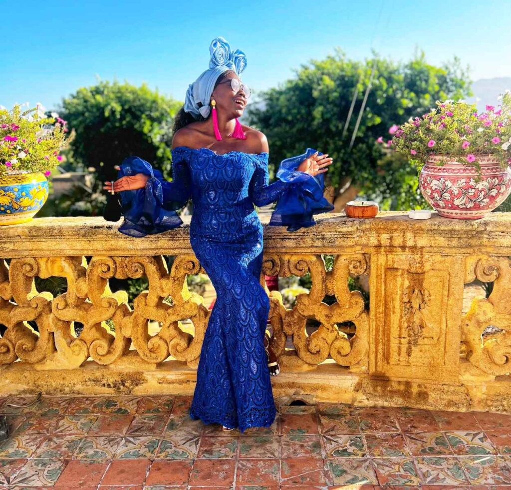 Wedding guest at Villa Ramacca in Sicily for a perfectly planned destination wedding