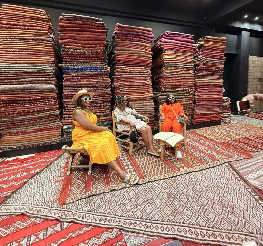 Carpet shopping in Marrakech is a popular, must-have experience.