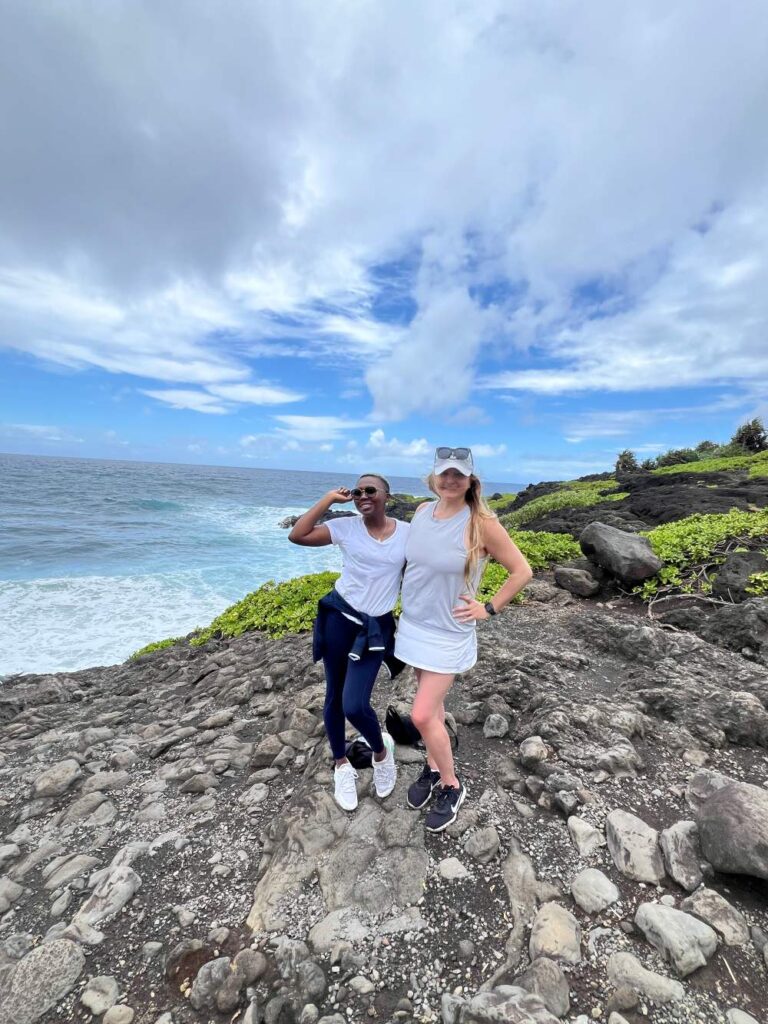 Dee reflects on meeting her friend, L, in Maui Hawaii in one of her many trips.