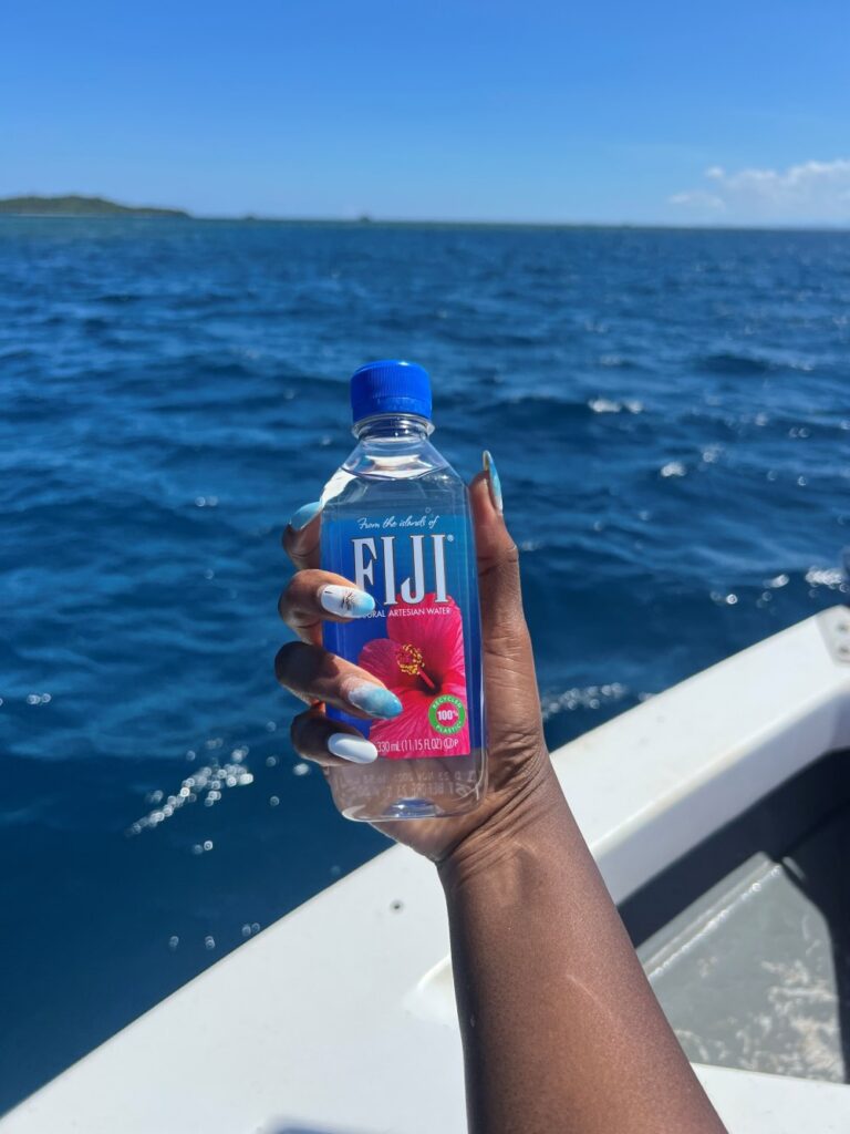 A boat trip connecting islands in Fiji visited on a 5-day Fiji vacation.