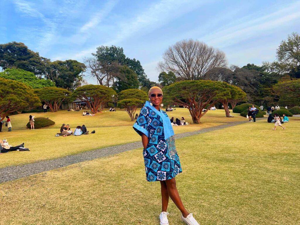 Shinjuku Gyoen Garden is a top picnic spot to spend evenings in Tokyo.