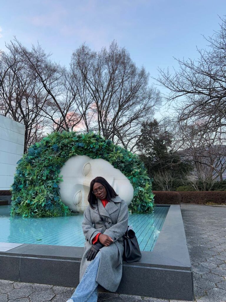 An art installation at Hakone Open Air Museum
