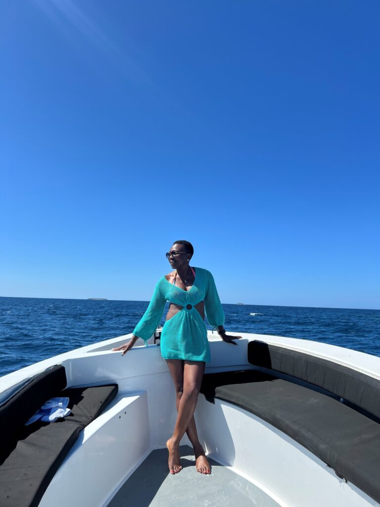 A solo female traveler exploring Fiji, sharing her experience of staying at Likuliku Lagoon Resort